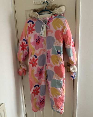 George girls floral hooded - girls,