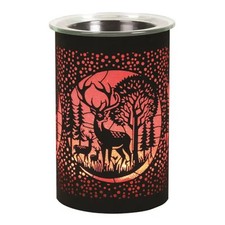 Wax Melt Warmer Burner Colour Changing LED Fragrance Diffuser Deer Silhouette