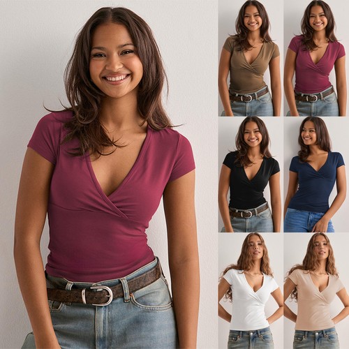 Sexy women summer neck - sexy, v