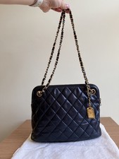 CHANEL Chain Tote Bag Matrasse Shoulder Bag vintage Chanel bag