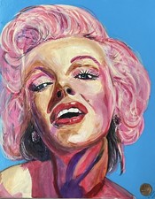 Marilyn Monroe portrait painting Pop Art