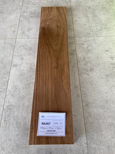 736x151x36mm walnut solid - walnut,