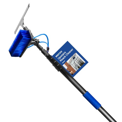 Water fed window cleaning - water, pole