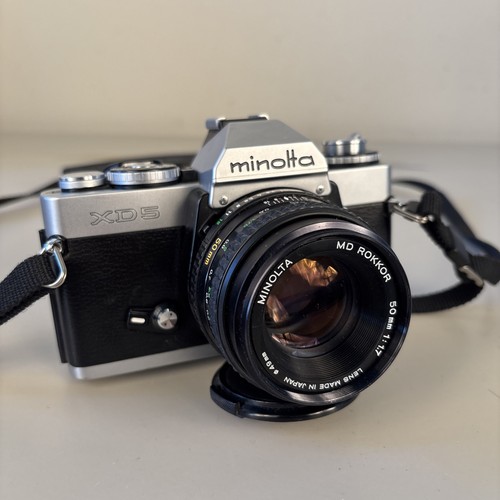 Minolta xd5 35mm camera with - minolta,