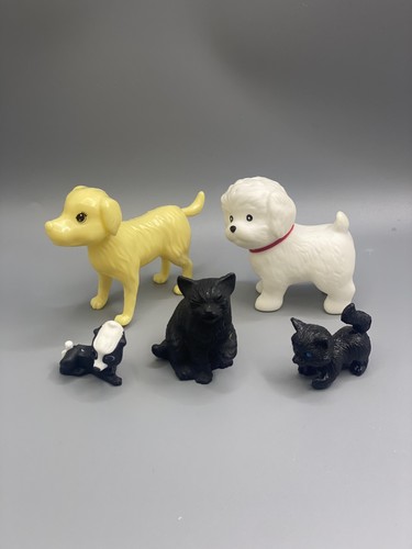 Toy figures dogs - toy,