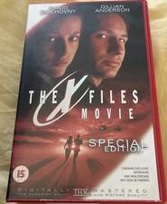 The X Files Movie SPECIAL EDITION (VHS TAPE 1999) DAVID DUCHOVNY USED VERY GOOD