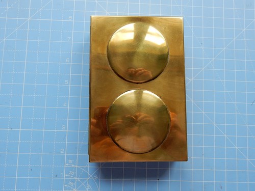 Handmade brass watercolour box - handmade,
