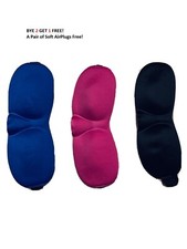 3D Eye Mask Soft Padded  Sleeping Masks Cover Travel aid Rest Blindfold Shade