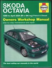 Skoda Octavia 1998-2004 (R to 04 reg) Petrol & Diesel Haynes Workshop Manual