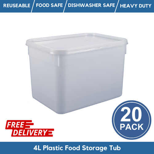 Litre rectangular food - 4,