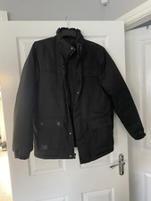 Vans Off The Wall Black Mens  Jacket Coat Size Small S Would Suit Older Boy