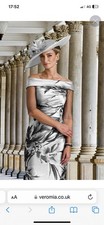 Irresistible Silver Occasion dress Size 16 Brand New With Tags