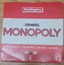 Monopoly UK Travel 1984 Edition Waddingtons Excellent Condition