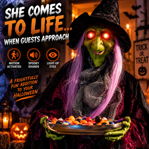 4ft animated halloween - 4ft,