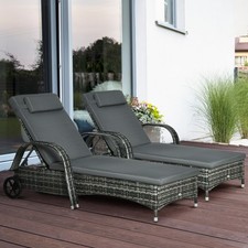 Piece Reclining Chaise Lounge