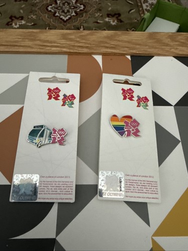 London 2012 pin - london, two