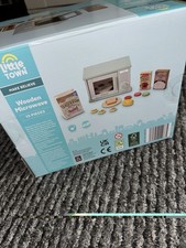 Little Town Wooden Microwave