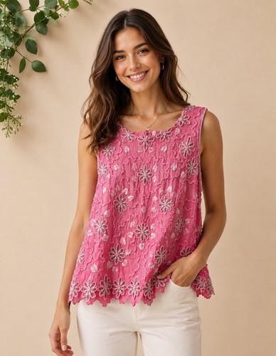 Beautiful pink embroidered - beautiful,