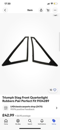 Triumph stag kit includes - triumph,