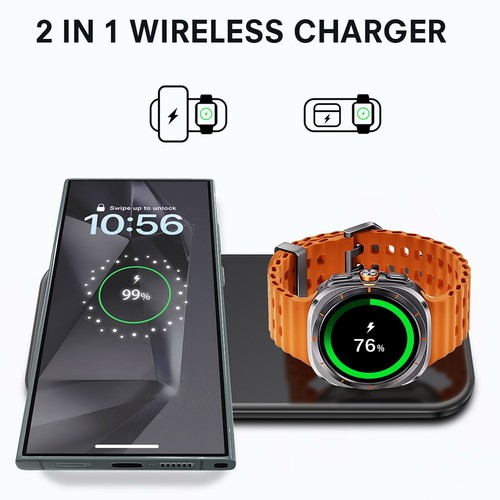 2in1 wireless charger pad - charger,
