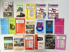 Job lot Mixed Sheet Maps Tourist Guides Of Fenlands Cambridge Peterborough