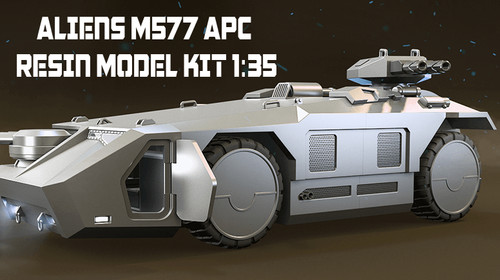 Aliens m577 apc resin model - apc,