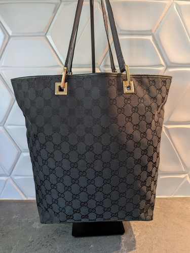 Gucci vintage canvas black