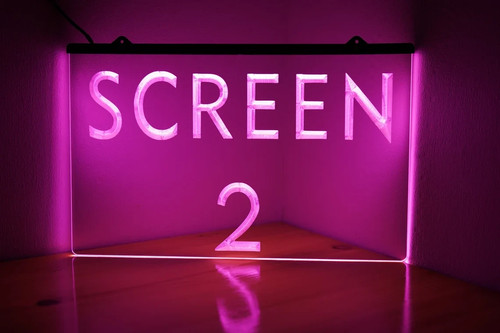 Screen led light sign - -,