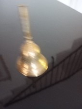 Small Brass Table Bell Vintage Made In England Good Condition