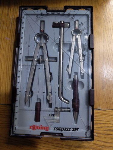 Rotring compass set - compass, geometry