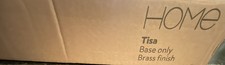 Habitat Home Tisa Base Only - Brass Finish