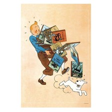 Moulinsart poster of Tintin