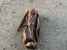 Vtg 70s Retro Brown Leather