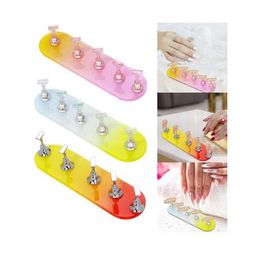 Press nail stand - on,