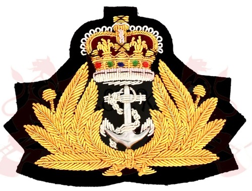 Royal navy cap badge naval - royal,