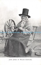R252328 Jane Jones in Welsh Costume Postcard