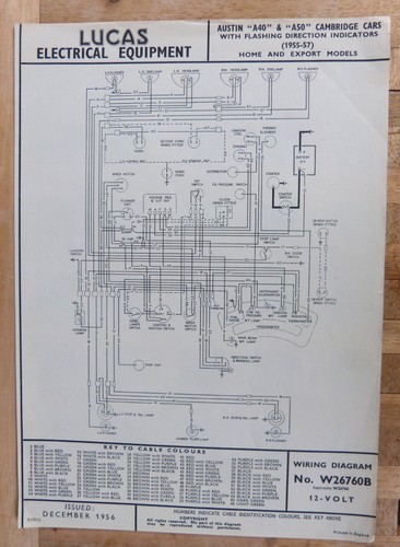 Original lucas austin a40 - austin, &