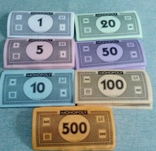 FULL SET OF MONOPOLY MONEY -
