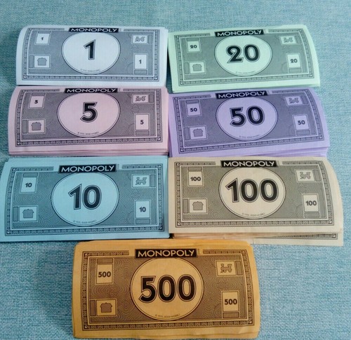 Full set monopoly money - full, of