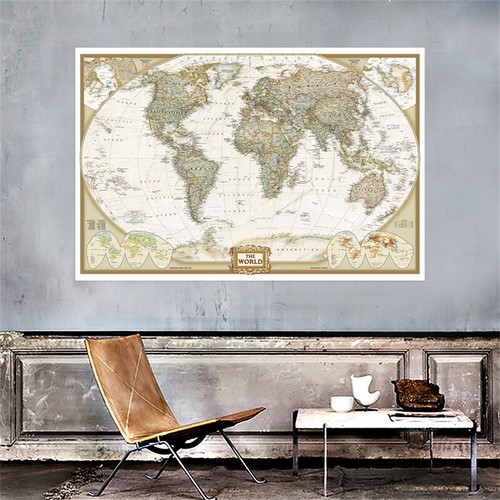 Map the world large - of,