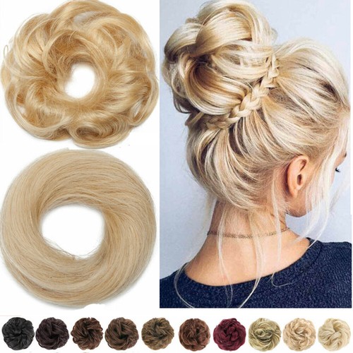 100 remy messy bun hair - remy,