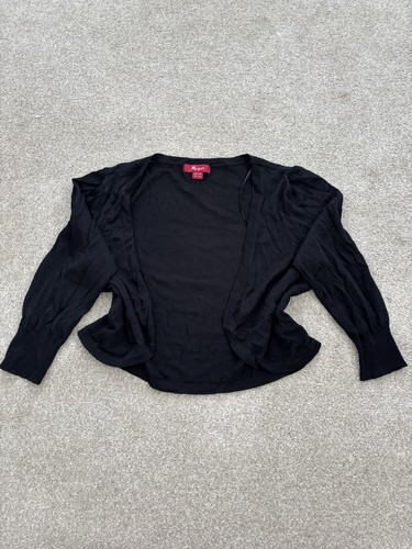 Monsoon black sheer bolero - monsoon,