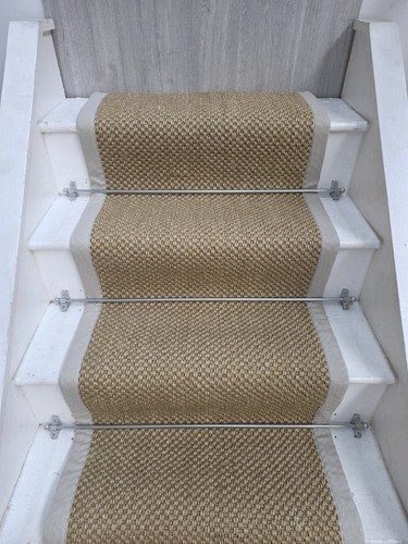 Sisal flatweave stair - sisal,