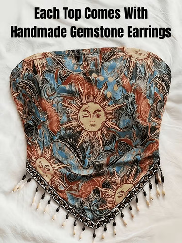 Womens bohemian sun paisley - bohemian,