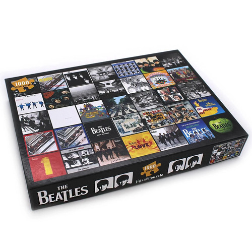 The beatles album collage - the,