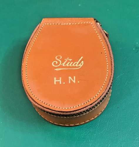 Vintage brown hide leather - hide,