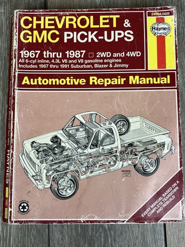 Haynes repair manual 1967 1987 - repair,
