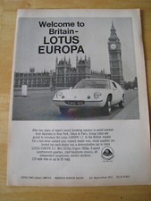 LOTUS EUROPA CAR BIG BEN