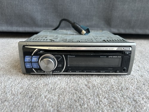 Alpine cde 104bti - single, din