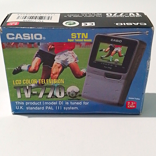 Casio 770 portable 3in - casio, 2.3in